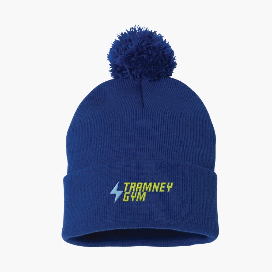 Sportsman Pom Pom Cuffed Beanie