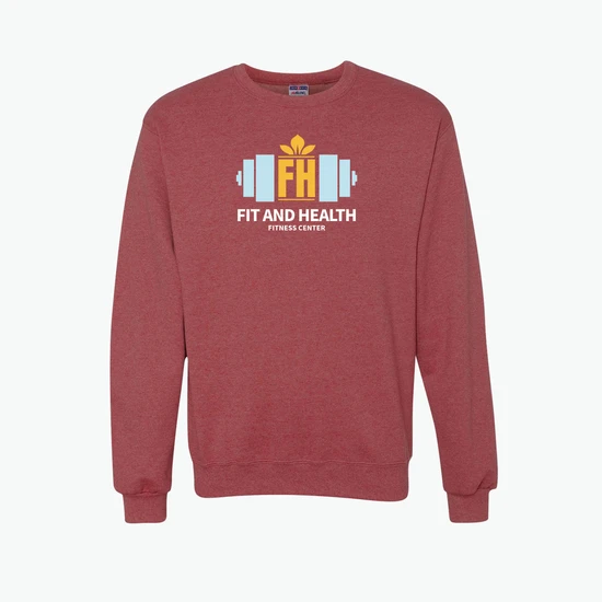 Full Color Jerzees® Adult Crewneck Sweatshirt