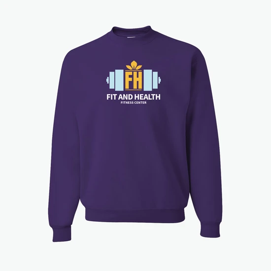 Full Color Jerzees® Adult Crewneck Sweatshirt
