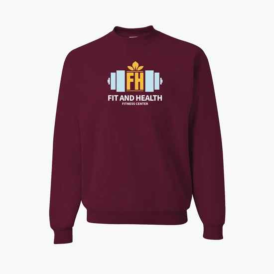 Full Color Jerzees® Adult Crewneck Sweatshirt
