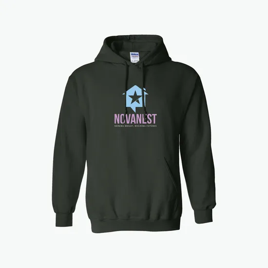 Full Color Gildan Adult 50/50 Hooded Sweatshirt