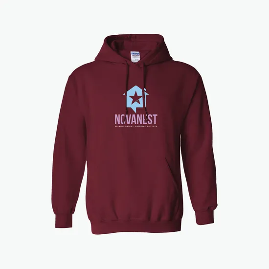 Full Color Gildan Adult 50/50 Hooded Sweatshirt