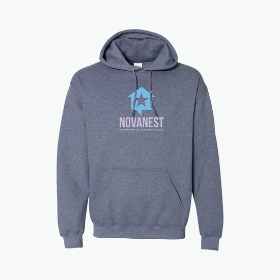 Full Color Gildan Adult 50/50 Hooded Sweatshirt