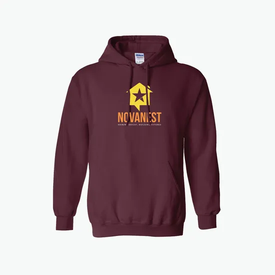 Full Color Gildan Adult 50/50 Hooded Sweatshirt