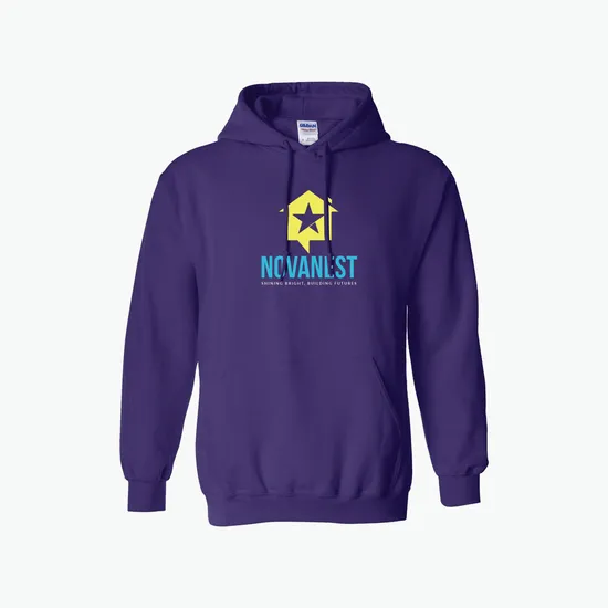 Full Color Gildan Adult 50/50 Hooded Sweatshirt