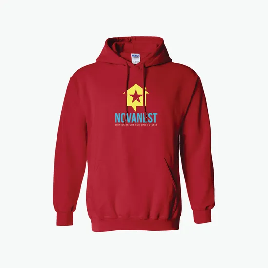 Full Color Gildan Adult 50/50 Hooded Sweatshirt