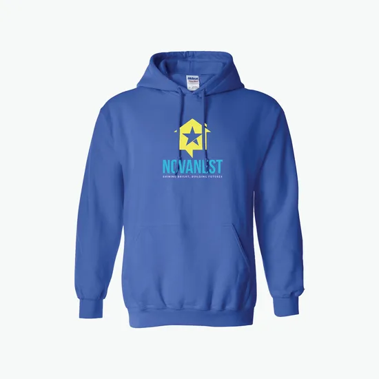 Full Color Gildan Adult 50/50 Hooded Sweatshirt