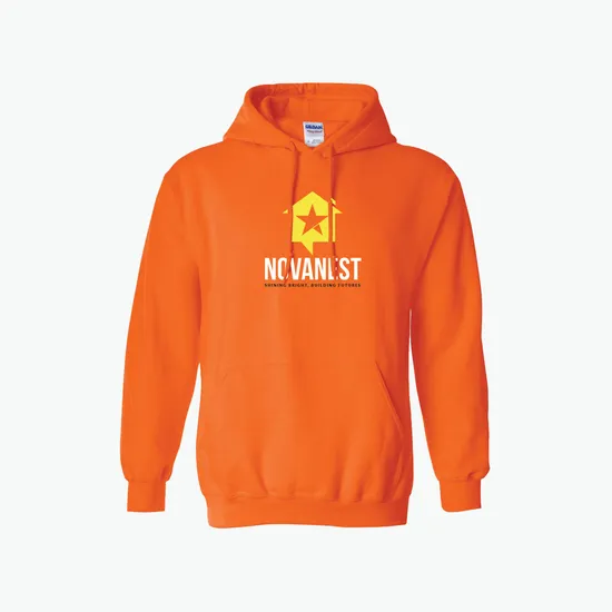 Full Color Gildan Adult 50/50 Hooded Sweatshirt