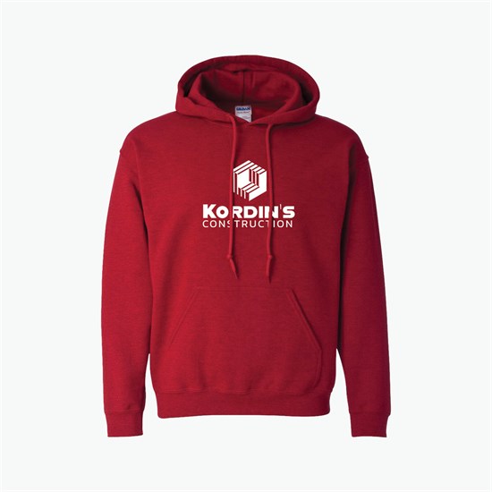 Gildan® Adult 50/50 Hooded Sweatshirt - Darks - Silkscreened