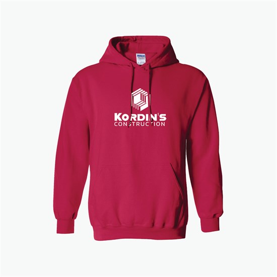 Gildan® Adult 50/50 Hooded Sweatshirt - Darks - Silkscreened