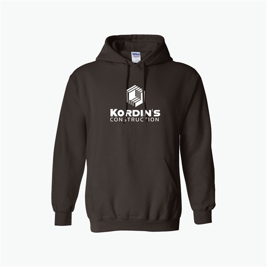 Gildan® Adult 50/50 Hooded Sweatshirt - Darks - Silkscreened