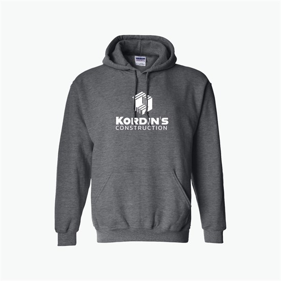 Gildan® Adult 50/50 Hooded Sweatshirt - Darks - Silkscreened