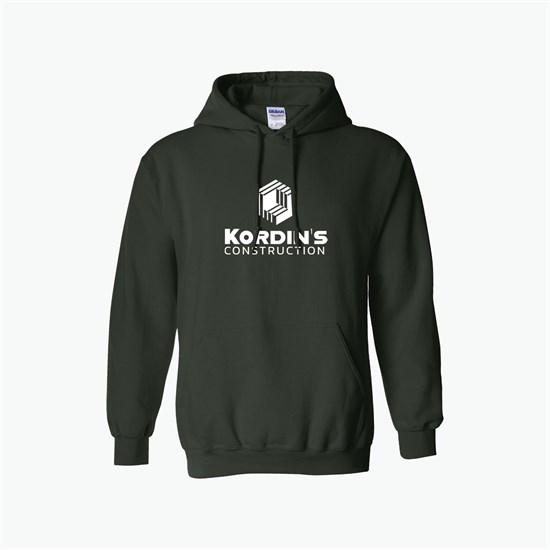 Gildan® Adult 50/50 Hooded Sweatshirt - Darks - Silkscreened