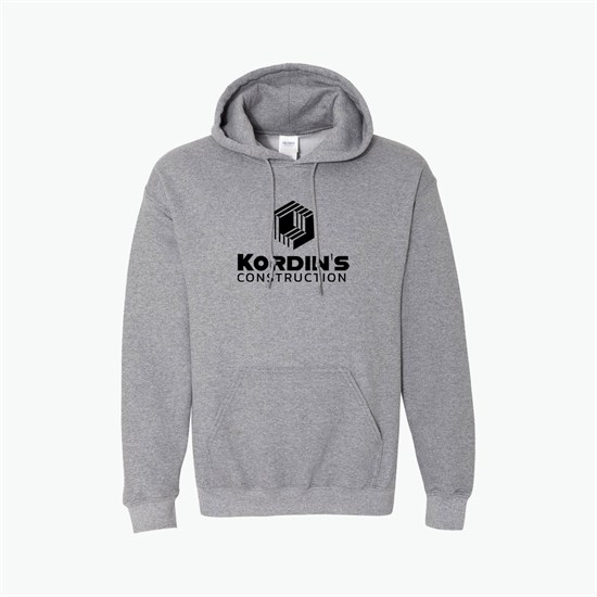 Gildan® Adult 50/50 Hooded Sweatshirt - Darks - Silkscreened