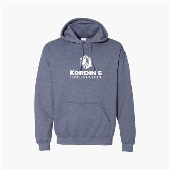 Gildan® Adult 50/50 Hooded Sweatshirt - Darks - Silkscreened