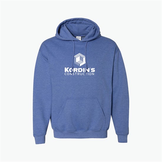 Gildan® Adult 50/50 Hooded Sweatshirt - Darks - Silkscreened