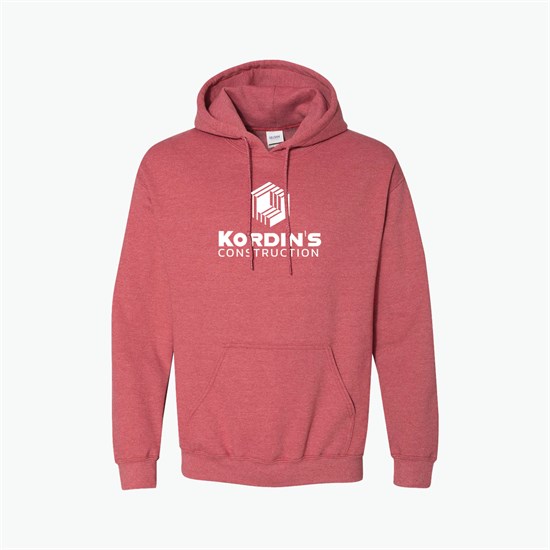 Gildan® Adult 50/50 Hooded Sweatshirt - Darks - Silkscreened