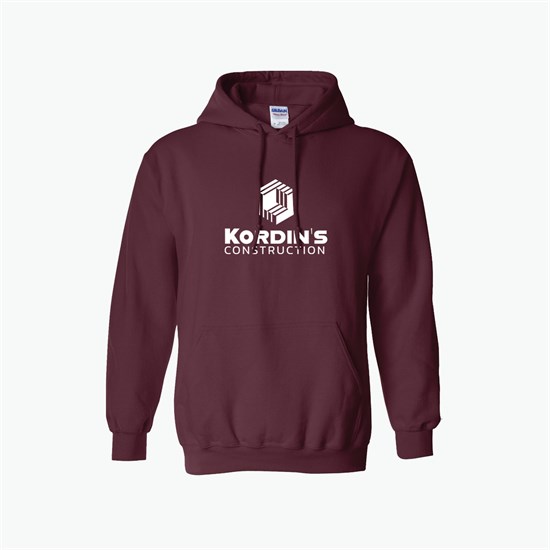 Gildan® Adult 50/50 Hooded Sweatshirt - Darks - Silkscreened