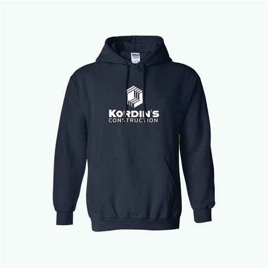 Gildan® Adult 50/50 Hooded Sweatshirt - Darks - Silkscreened