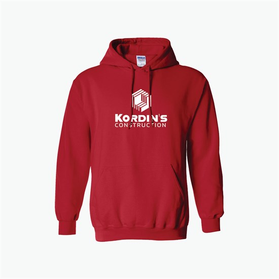 Gildan® Adult 50/50 Hooded Sweatshirt - Darks - Silkscreened