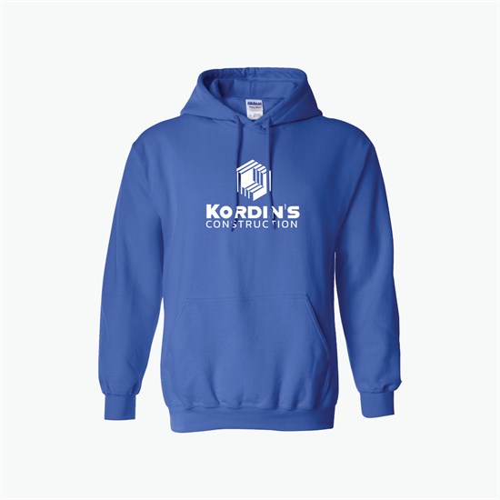 Gildan® Adult 50/50 Hooded Sweatshirt - Darks - Silkscreened