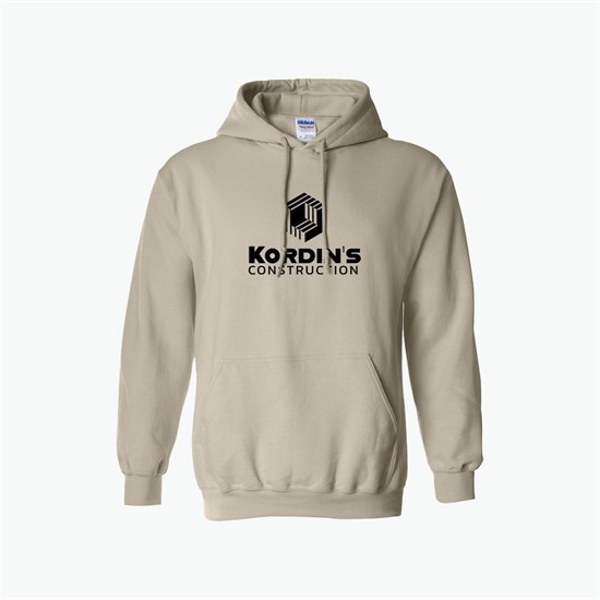 Gildan® Adult 50/50 Hooded Sweatshirt - Darks - Silkscreened