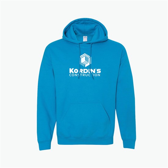 Gildan® Adult 50/50 Hooded Sweatshirt - Darks - Silkscreened