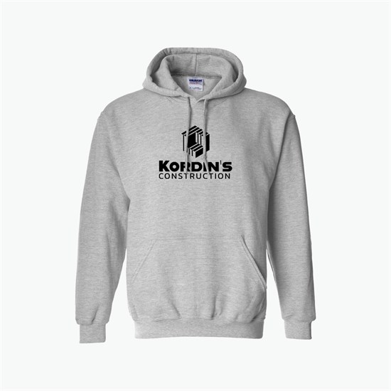 Gildan® Adult 50/50 Hooded Sweatshirt - Darks - Silkscreened