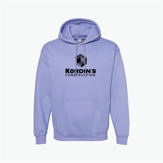Gildan® Adult 50/50 Hooded Sweatshirt - Darks - Silkscreened