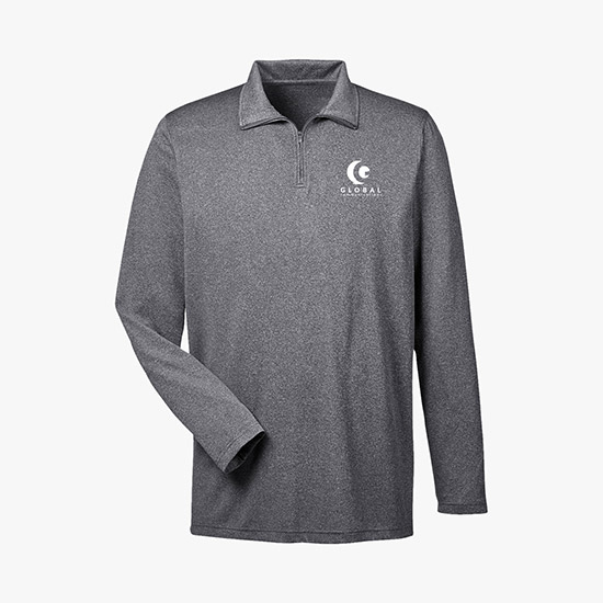 Cool & Dry Heathered Performance 1/4-Zip - Men's - Clearance