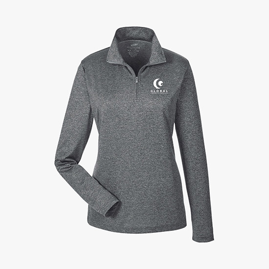 Cool & Dry Heathered Performance 1/4-Zip - Women's - Clearance