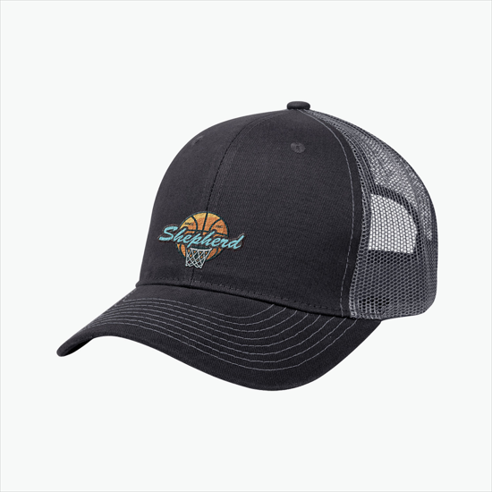 Brushed Cotton Mesh Snapback Cap