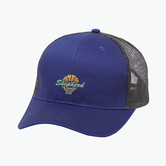 Brushed Cotton Mesh Snapback Cap