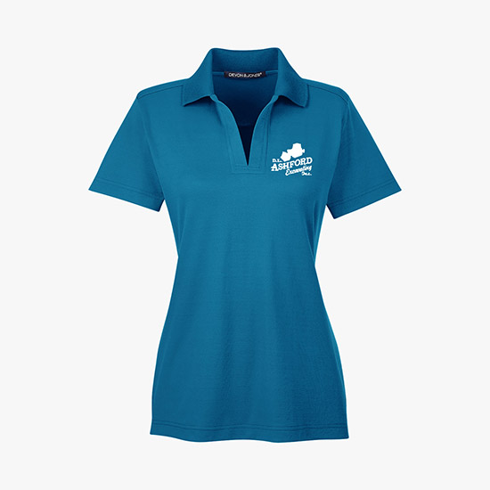 CrownLux Plaited Performance Polo - Women's
