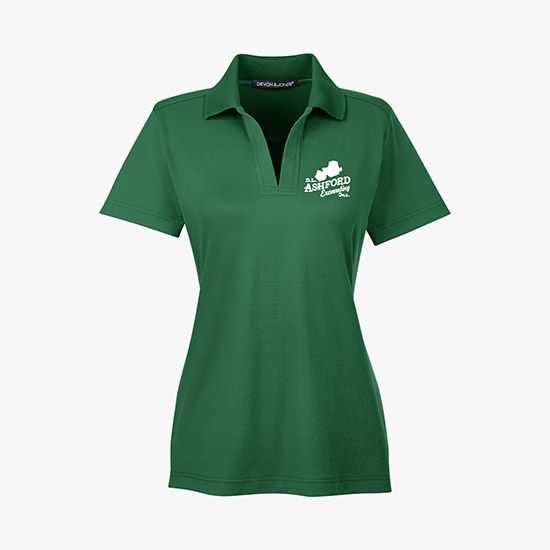 CrownLux Plaited Performance Polo - Women's
