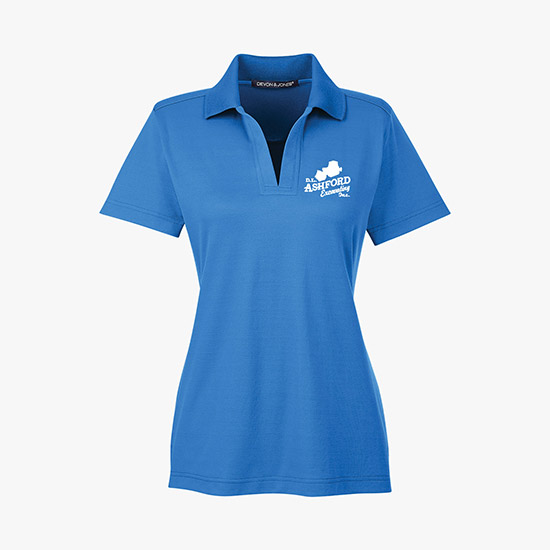 CrownLux Plaited Performance Polo - Women's