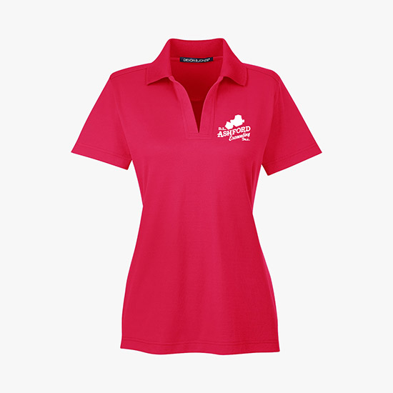 CrownLux Plaited Performance Polo - Women's
