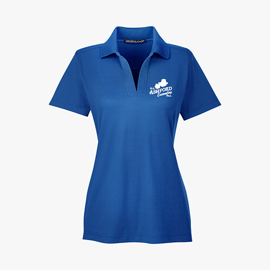 CrownLux Plaited Performance Polo - Women's
