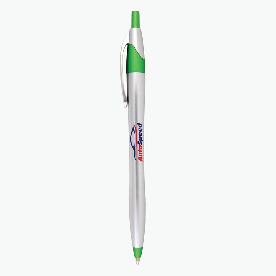 Javalina® Chrome Bright Ballpoint Pen - Full Color