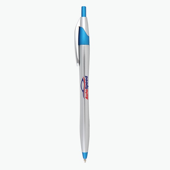 Javalina® Chrome Bright Ballpoint Pen - Full Color