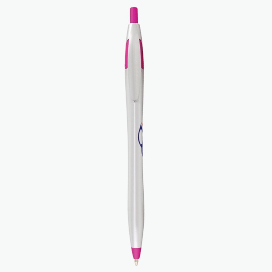 Javalina® Chrome Bright Ballpoint Pen - Full Color