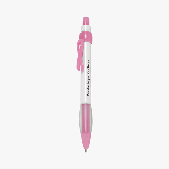 Ribbon Clip Ballpoint Pen