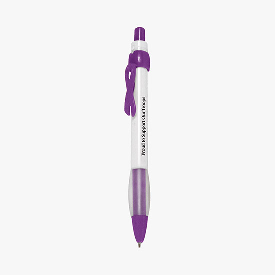 Ribbon Clip Ballpoint Pen