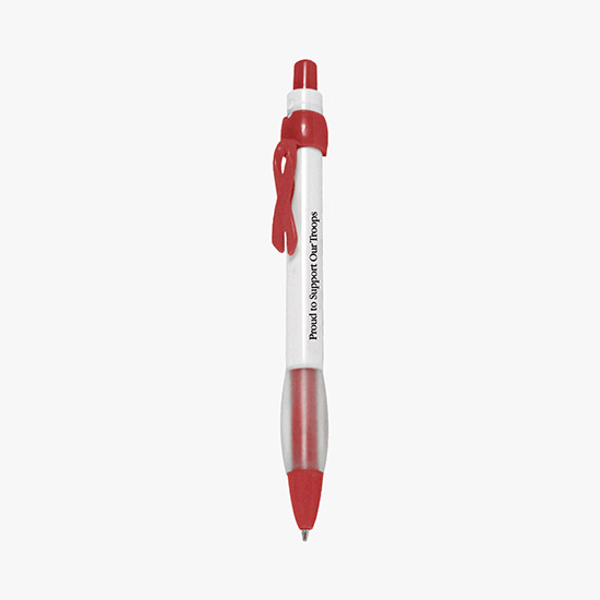 Ribbon Clip Ballpoint Pen