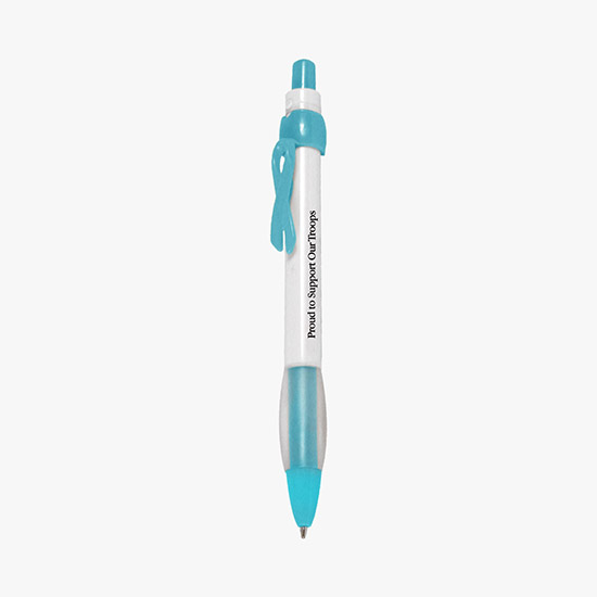 Ribbon Clip Ballpoint Pen