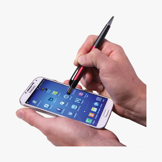 Mardi Gras Touch Ballpoint Pen with Stylus