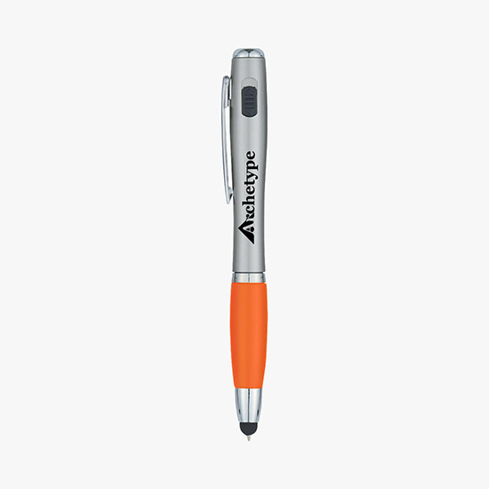 Ballpoint Pen w/ LED Light and Stylus