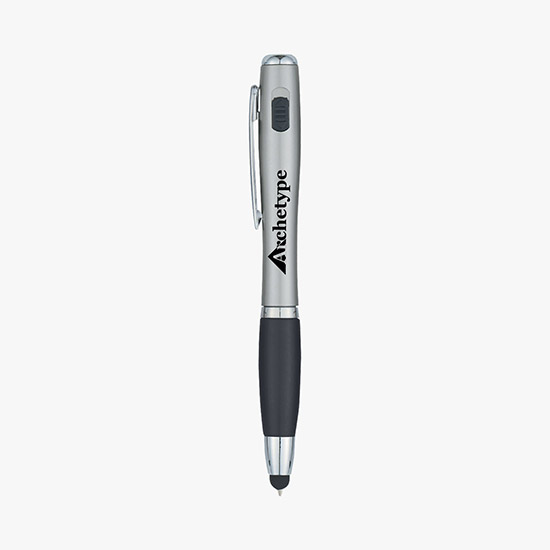 Ballpoint Pen w/ LED Light and Stylus