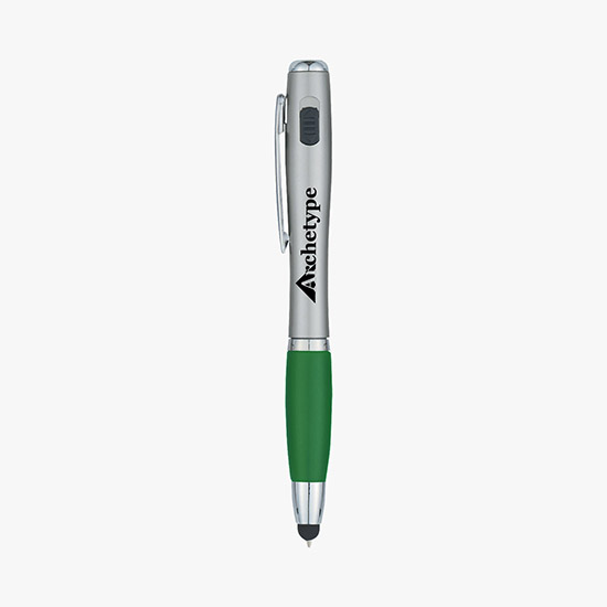 Ballpoint Pen w/ LED Light and Stylus