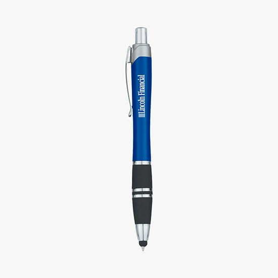 Tri-Band Ballpoint Pen With Stylus